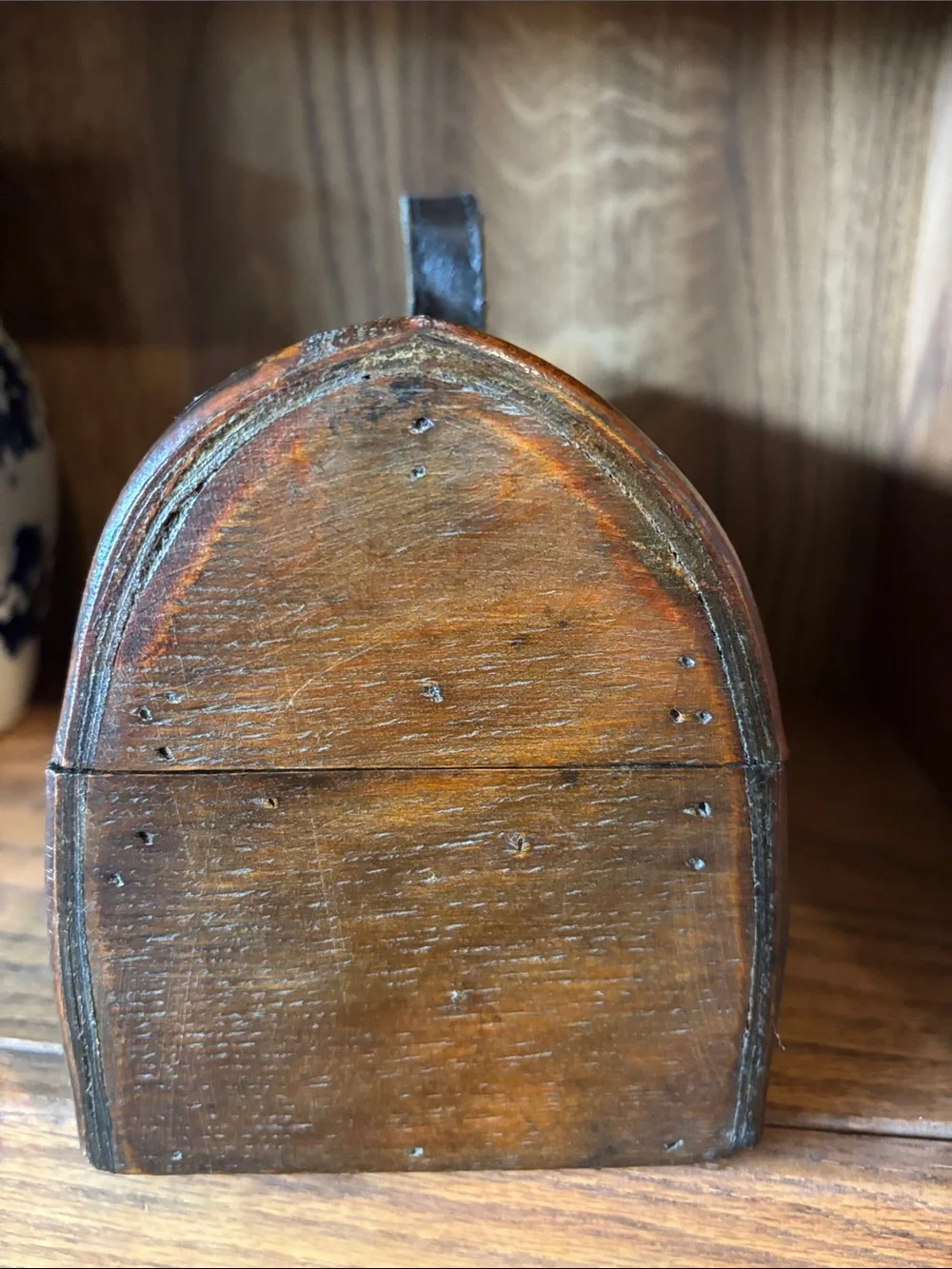 Vintage Brown and Black Travel Chest Bag